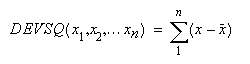 Func-DEVSQ