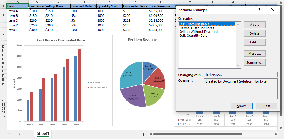 シナリオ - DioDocs for Excel（ディオドック）ヘルプ | Developer Solutions - メシウス株式会社