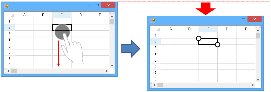 タッチ操作によるスクロール - SPREAD for Windows Forms 19.0J | Developer Tools〈開発支援 ...