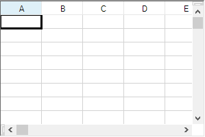 行ヘッダの非表示